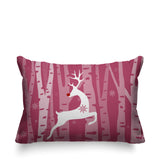 Reindeer Animal Reversible Indoor/Outdoor Rectangular Pillow