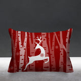 Reindeer Animal Reversible Indoor/Outdoor Rectangular Pillow