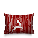 Reindeer Animal Reversible Indoor/Outdoor Rectangular Pillow