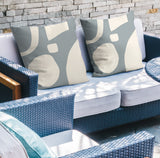 Rema Spun Polyester Square Indoor/Outdoor Throw Pillow