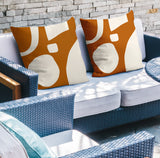 Rema Spun Polyester Square Indoor/Outdoor Throw Pillow