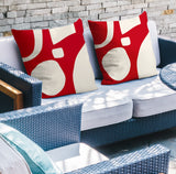 Rema Spun Polyester Square Indoor/Outdoor Throw Pillow