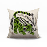 Remo Tiger Reversible Indoor/Outdoor Square Pillow