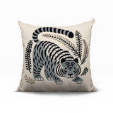 Remo Tiger Reversible Indoor/Outdoor Square Pillow