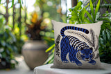 Remo Tiger Reversible Indoor/Outdoor Square Pillow