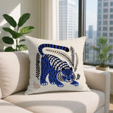 Remo Tiger Reversible Indoor/Outdoor Square Pillow
