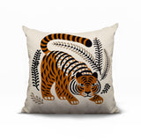 Remo Tiger Reversible Indoor/Outdoor Square Pillow