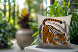 Remo Tiger Reversible Indoor/Outdoor Square Pillow