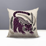 Remo Tiger Reversible Indoor/Outdoor Square Pillow
