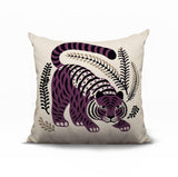 Remo Tiger Reversible Indoor/Outdoor Square Pillow