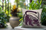Remo Tiger Reversible Indoor/Outdoor Square Pillow