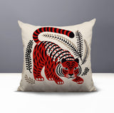 Remo Tiger Reversible Indoor/Outdoor Square Pillow
