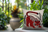 Remo Tiger Reversible Indoor/Outdoor Square Pillow