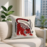 Remo Tiger Reversible Indoor/Outdoor Square Pillow