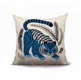 Remo Tiger Reversible Indoor/Outdoor Square Pillow