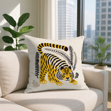 Remo Tiger Reversible Indoor/Outdoor Square Pillow