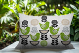 Reva Bird Reversible Indoor/Outdoor Square Pillow