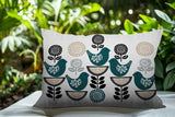 Reva Bird Reversible Indoor/Outdoor Square Pillow