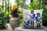 Reva Bird Reversible Indoor/Outdoor Square Pillow