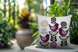 Reva Bird Reversible Indoor/Outdoor Square Pillow