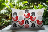 Reva Bird Reversible Indoor/Outdoor Square Pillow