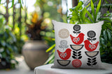 Reva Bird Reversible Indoor/Outdoor Square Pillow