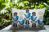 Reva Bird Reversible Indoor/Outdoor Square Pillow
