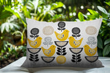 Reva Bird Reversible Indoor/Outdoor Square Pillow