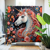Rider Shower Curtain