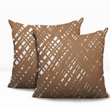 Riju Scratches 2 Sets Indoor/Outdoor Reversible Square Pillow