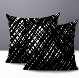 Riju Scratches 2 Sets Indoor/Outdoor Reversible Square Pillow
