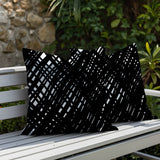 Riju Scratches 2 Sets Indoor/Outdoor Reversible Square Pillow