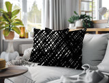 Riju Scratches 2 Sets Indoor/Outdoor Reversible Square Pillow