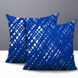 Riju Scratches 2 Sets Indoor/Outdoor Reversible Square Pillow