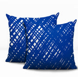 Riju Scratches 2 Sets Indoor/Outdoor Reversible Square Pillow