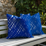 Riju Scratches 2 Sets Indoor/Outdoor Reversible Square Pillow