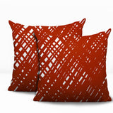 Riju Scratches 2 Sets Indoor/Outdoor Reversible Square Pillow