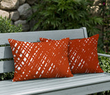 Riju Scratches 2 Sets Indoor/Outdoor Reversible Rectangular Pillow