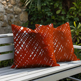 Riju Scratches 2 Sets Indoor/Outdoor Reversible Square Pillow