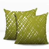 Riju Scratches 2 Sets Indoor/Outdoor Reversible Square Pillow