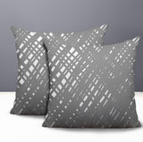 Riju Scratches 2 Sets Indoor/Outdoor Reversible Square Pillow