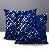 Riju Scratches 2 Sets Indoor/Outdoor Reversible Square Pillow