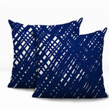 Riju Scratches 2 Sets Indoor/Outdoor Reversible Square Pillow