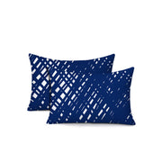 Riju Scratches 2 Sets Indoor/Outdoor Reversible Rectangular Pillow