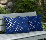 Riju Scratches 2 Sets Indoor/Outdoor Reversible Rectangular Pillow