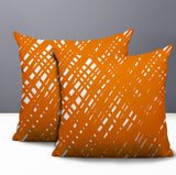 Riju Scratches 2 Sets Indoor/Outdoor Reversible Square Pillow