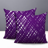 Riju Scratches 2 Sets Indoor/Outdoor Reversible Square Pillow
