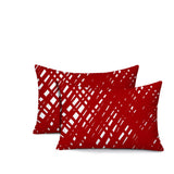 Riju Scratches 2 Sets Indoor/Outdoor Reversible Rectangular Pillow