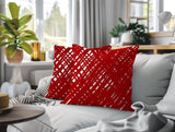Riju Scratches 2 Sets Indoor/Outdoor Reversible Square Pillow