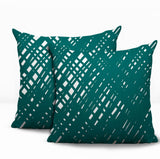 Riju Scratches 2 Sets Indoor/Outdoor Reversible Square Pillow